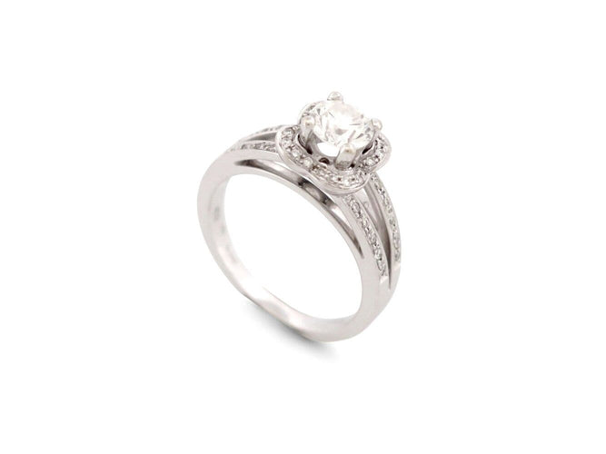 Bague 52 bague MAUBOUSSIN chance of love n7 t52 or blanc 18k diamants facture 58 Facettes 269948