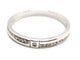 54 Bague Demi alliance Or blanc Diamant 58 Facettes 1650248CN