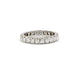 Bague Alliance américaine or blanc diamants 58 Facettes 230123R