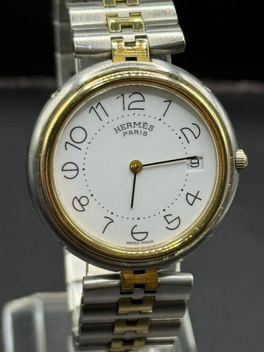 Montre Hermès - Montre Clipper - Or/Acier - Bracelet Hermès 58 Facettes