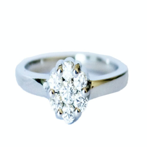 Bague 50.5 Bague en or avec diamants 58 Facettes Q190B