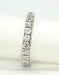 Bague 50 Alliance en or blanc 18 carats en diamants 1,50 carat 58 Facettes AB461bis