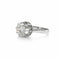 Bague 52 Bague Solitaire or blanc et diamant 2.40 carats 58 Facettes