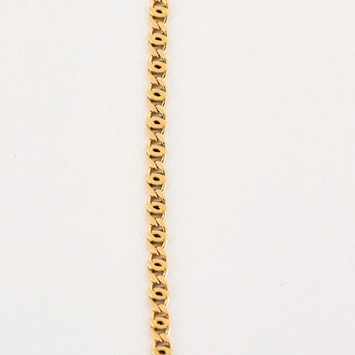 Collier Chaîne or jaune maille fantaisie 58 Facettes LP1138