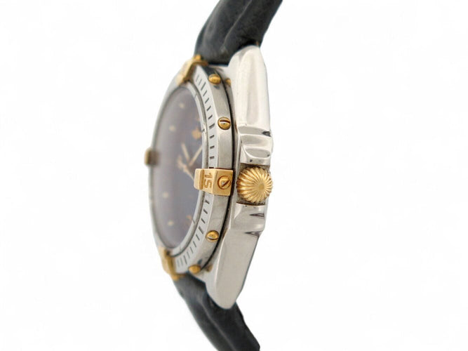 vintage montre BREITLING wings lady b67050 acier et or 30 mm +boite quartz 58 Facettes 269960