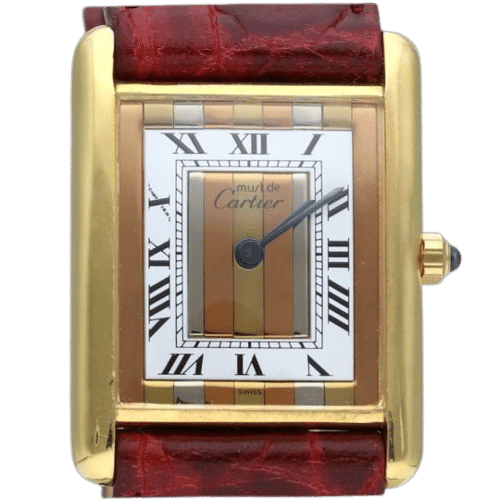 Montre Cartier Montre Tank Vermeil 58 Facettes MT42954