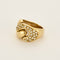 Bague 52.5 Bague en or jaune et diamants 58 Facettes PER0198