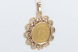 Pendentif Pendentif pièce 10 francs Napoléon III en or jaune 58 Facettes MEDVY64