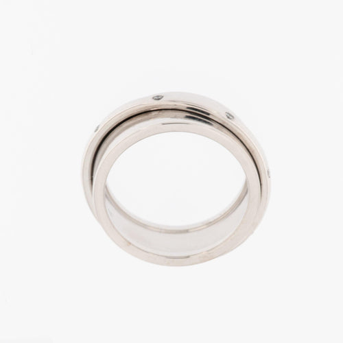 Bague 52.5 DINH VAN - Bague Eternité cinétique diamants 58 Facettes