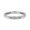 Bague 55 Bague Alliance Or blanc Diamant 58 Facettes 3804915CN