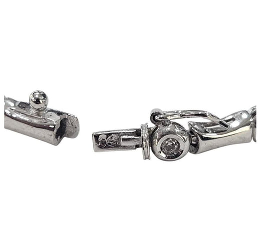 Bracelet Bracelet design contemporain en or avec diamants 58 Facettes Q263B(99)