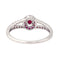 Bague 49 Mauboussin Bague Volupté et passion  Or blanc Rubis 58 Facettes 4117940CN