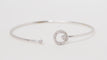Bracelet 15/16cm Bracelet Jonc flexible en or blanc et diamants 58 Facettes 32427