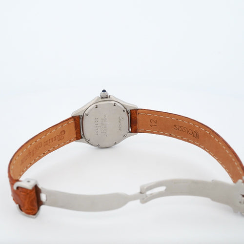 CARTIER - Panthère Cougar Relógio - Mostrador romano marfim - SM 