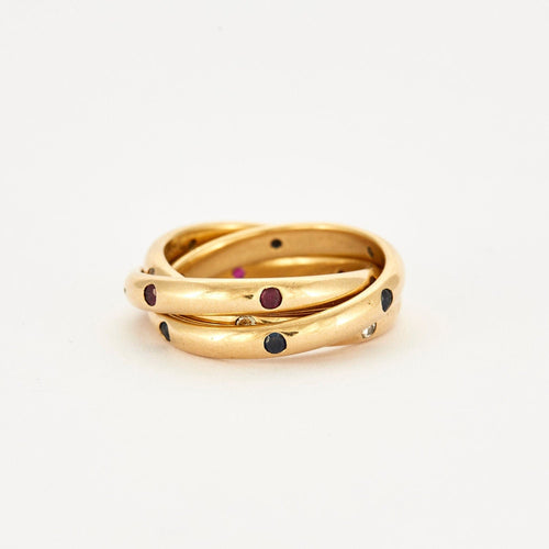 Bague 51 CARTIER – Bague Trinity Constellation 58 Facettes