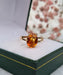 Bague 51 Bague or jaune citrine 58 Facettes 454