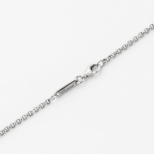 Collier CHOPARD - Collier Happy Diamonds or gris et diamant 58 Facettes GU13