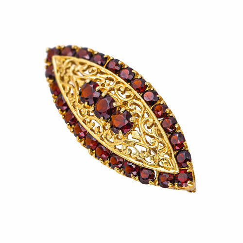 Broche Or jaune Grenat 58 Facettes 4461455CN