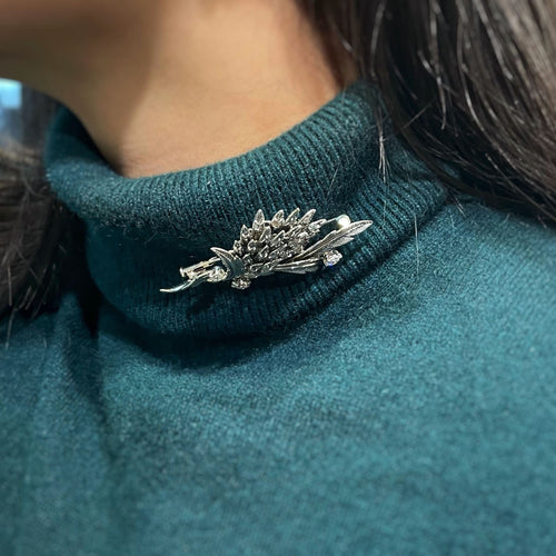 Broche Broche - Or Blanc & Diamants 58 Facettes 250008SP