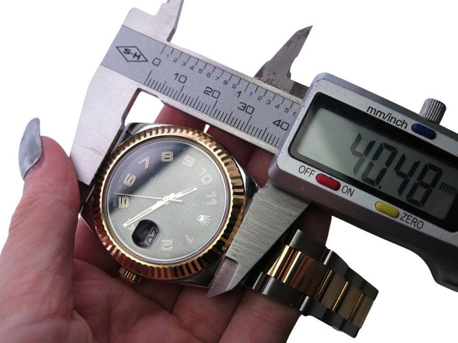 Montre montre ROLEX datejust ii wimbledon 116333 or 18k acier 41mm automatique 58 Facettes 268704