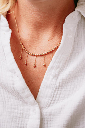 Collier Collier Maille boule Or jaune 58 Facettes 1819952CN