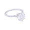 Bague 53 Solitaire platine, diamant 1,71 carat. 58 Facettes 33585