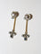 Boucles d'oreilles Paire de pendants d'oreilles 2 ors jaune, blanc avec saphirs et brillants 58 Facettes 586