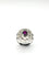 Bague 53 Bague Art Déco en platine sertie de rubis et de diamants (1,52 ct), ornée d'un motif en grappe. 58 Facettes Q407B