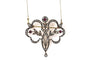 Collier Collier Art Nouveau avec diamants et rubis. 58 Facettes 10234