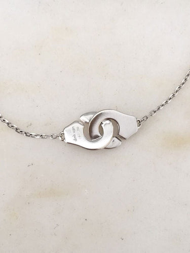 DINH VAN - Bracelet menottes en or blanc 58 Facettes