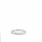 Bague 52 Bague en or blanc 18 carats avec diamants 58 Facettes