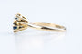 Bague 48 Bague toi et moi diamant et saphir en or jaune 18k env. 0,50 ct 58 Facettes TMSADOC580-107