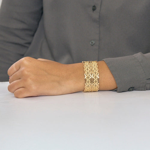 Bracelet Bracelet en Or jaune 18k 58 Facettes FON2151