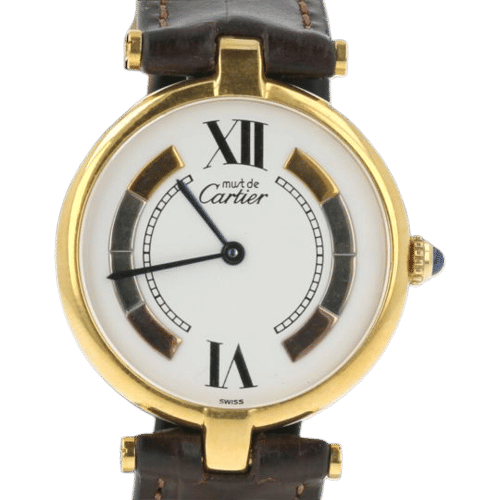 Montre Cartier Montre Must De Cartier Vermeil 58 Facettes MT41230