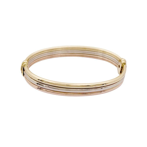 Bracelet Bracelet CARTIER, « Vétéran » 3 tons d'or. 58 Facettes 35148