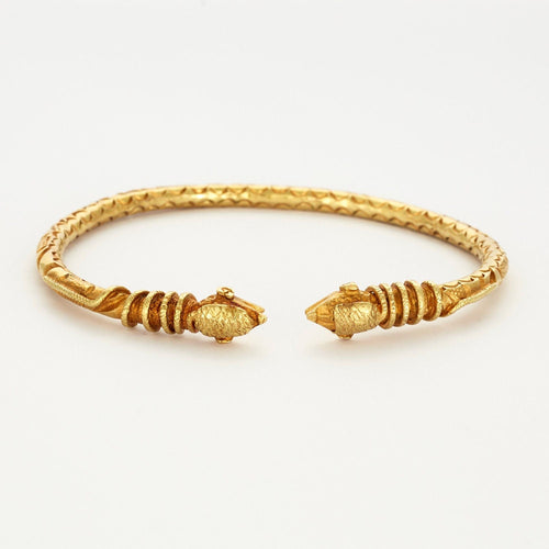 Bracelet Bracelet Double Tête de Serpent 58 Facettes LP539