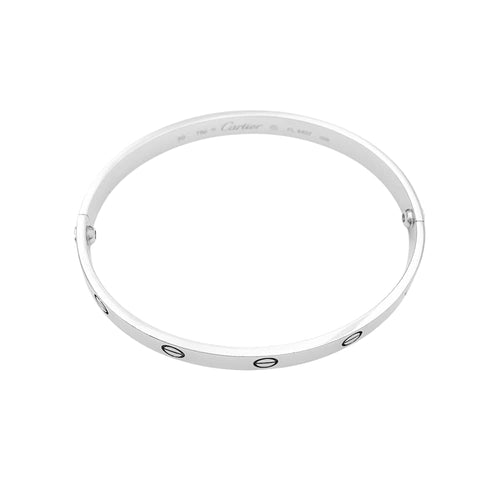 Bracelet Bracelet Cartier, "Love", or blanc. 58 Facettes 34766