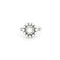 Bague 56 Bague marguerite diamants en or et platine 58 Facettes