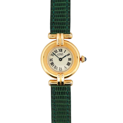 Bracelet Cartier Must Colisée - Ivory roman dial 58 Facettes