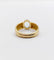 Bague 49 Bague jonc vintage or jaune 18k aigue marine de 0,70 carats 58 Facettes A06182
