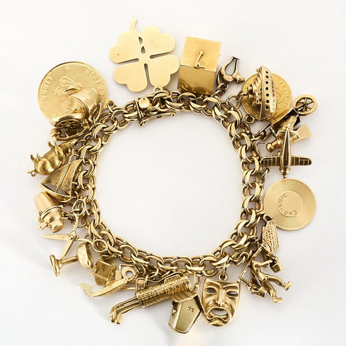 Bracelet Bracelet "charm's" en or jaune 58 Facettes DIN0125