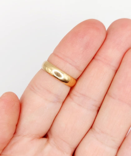 Bague 55 Alliance jumelées victorienne or rose gimmel (circa 1896) antique 58 Facettes A05213