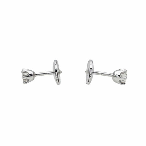 Boucles d'oreilles Boucles d'oreilles  Puces Or blanc Diamant 58 Facettes 1653923CN