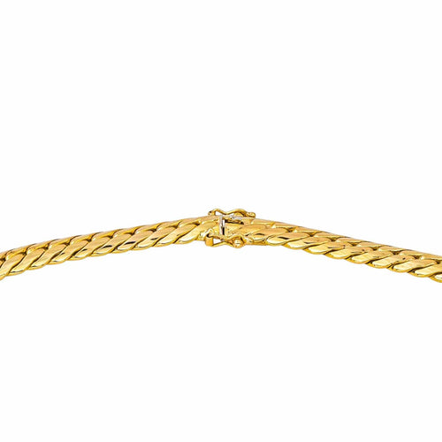 Collier Collier  Or jaune Saphir, Diamant 58 Facettes 4410624CN