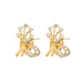 Boucles d'oreilles Boucles d'oreilles vintage 2 ors et diamants 58 Facettes 240 497