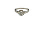 Bague 49 Bague Solitaire Ancien Diamant Or Blanc 58 Facettes