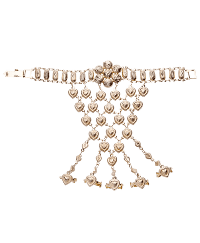 Večerní rukavice Glover žluté zlato 21K 58 Facettes BO210097/GLOVER-GANTENOR