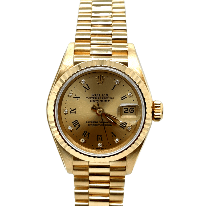 Rolex - Reloj de mujer con fecha justa - Oro amarillo