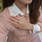Bague Bague en platine 850, diamants et saphir jaune naturels 58 Facettes CAE-RI-CSS-PLYSD