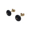Boucles d'oreilles Pendientes démontables en or jaune 18k, perles et onyx 58 Facettes T224